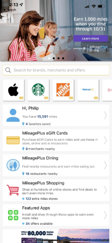 MileagePlus Retail Partner App